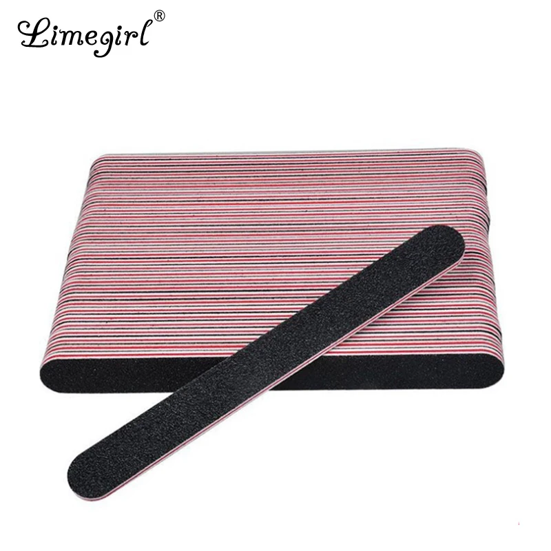 

1pcs Nail File Buffer Double Side Of The Nail File Buffer 100/180 Trimmer Lime Buffer In The Nail Art Ongle Nail Art Tool