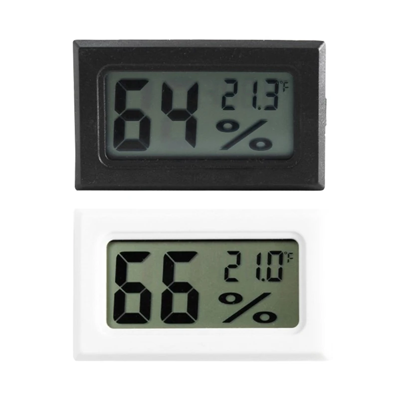 

Multifunction Thermometer Hygrometer Automatic Electronic Temperature Humidity Monitor Clock Large LCD Screen