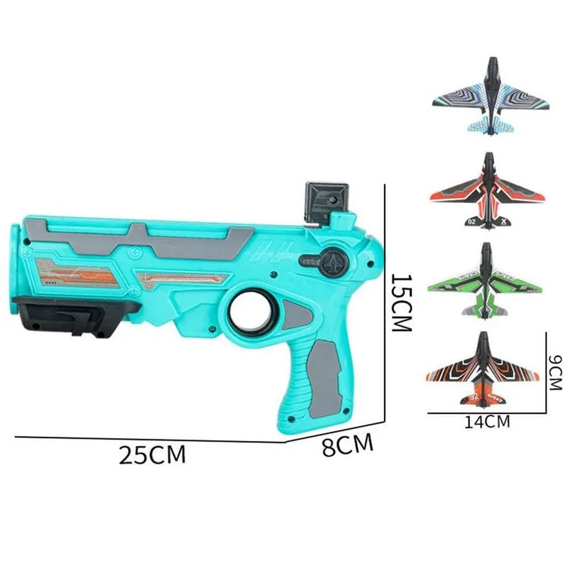 

Foam Catapult Airplane Paper Bird Educational Children's Outdoor Toy Boy Hand Throwing Swivel Pistol Launcher Glider Model