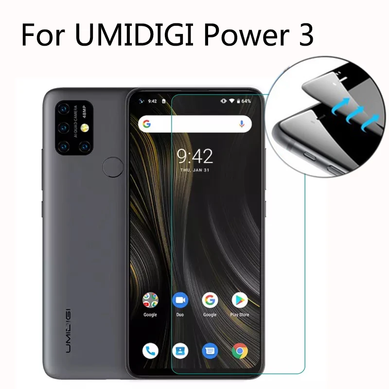 Закаленное стекло для UMIDIGI Power 3 / F2 6 53 Дюйма 9H 2.5D защитная пленка Взрывозащищенная