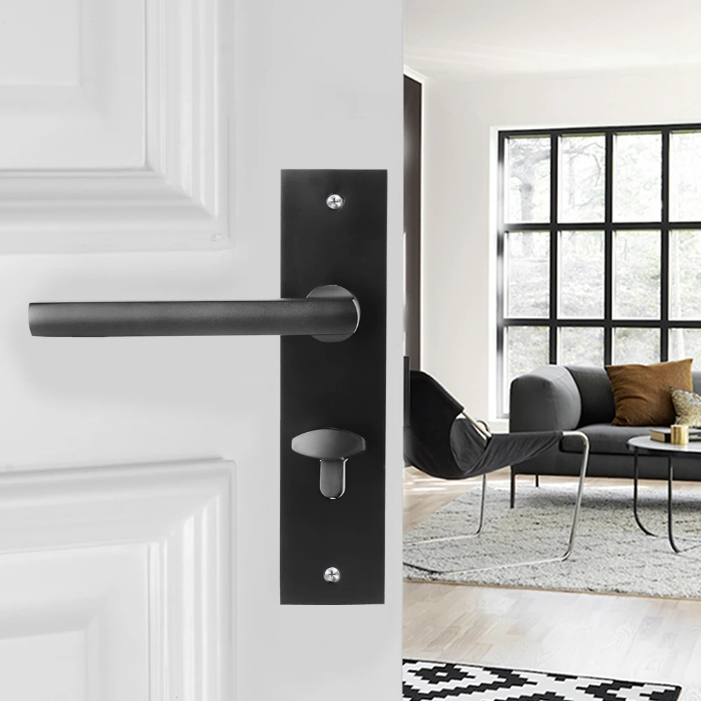 Door Lock Ultra Silence Zinc Alloy Indoor Split Simple Cylinder Handle Set for Wooden | Обустройство дома