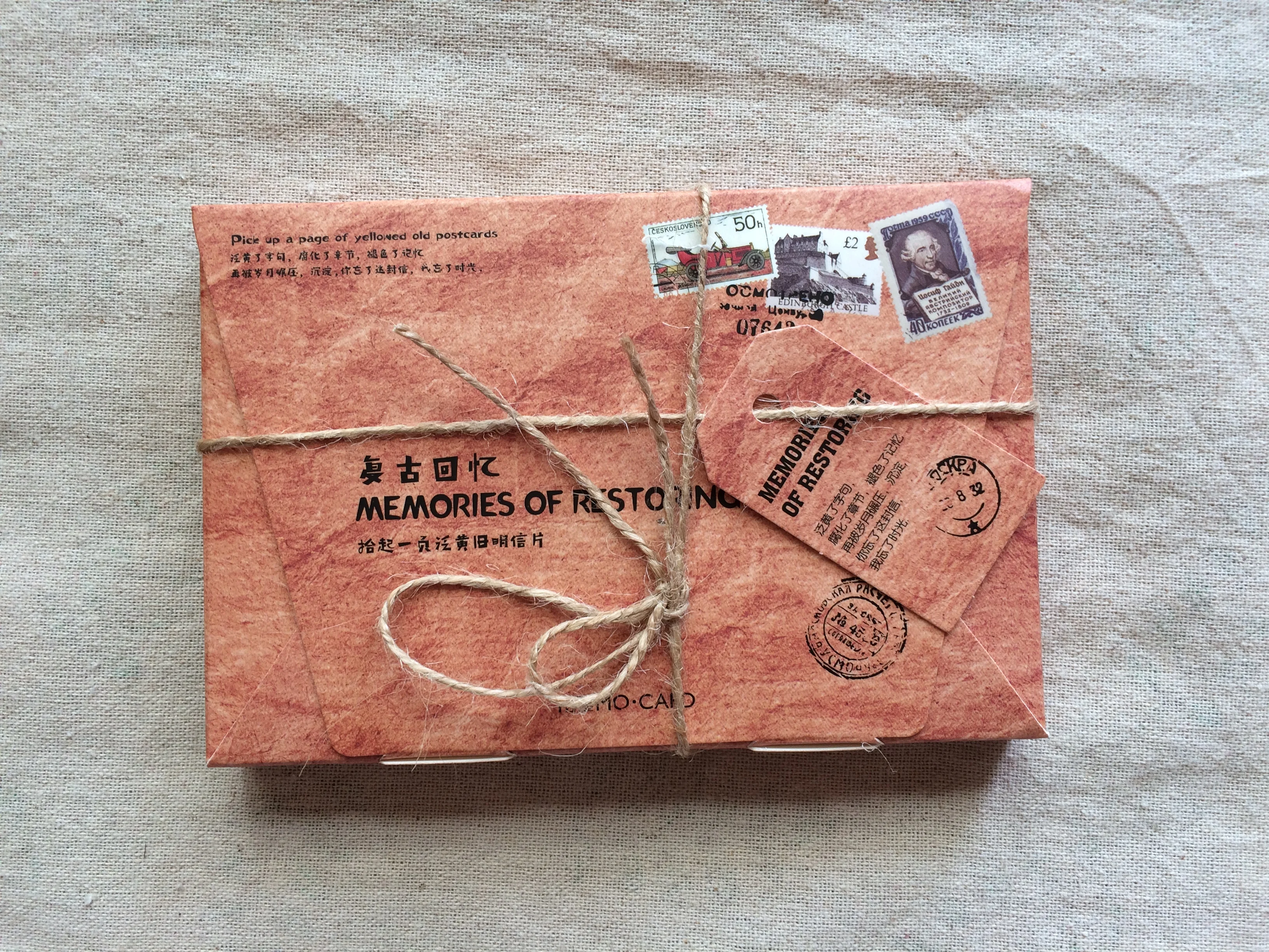 Винтажная картонная открытка (1 упаковка = 30 штук)|postcard paper|vintage paperpostcards vintage |