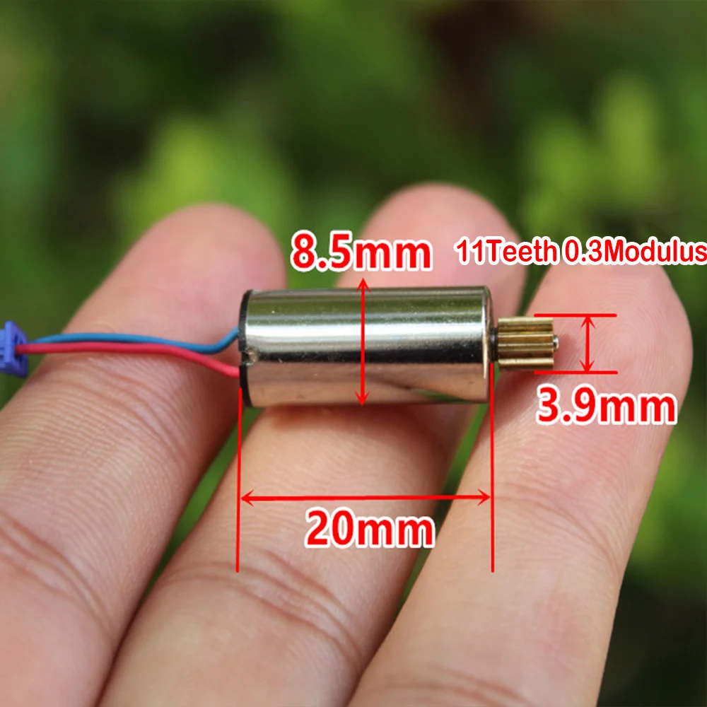Мини микро 8520 двигатель для радиоуправляемого дрона NdFeB DC 3V 3 7 V Миниатюрный