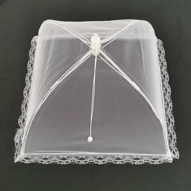 Складной кружева Еда крышка Анти Муха Москитная складной стол для пикника