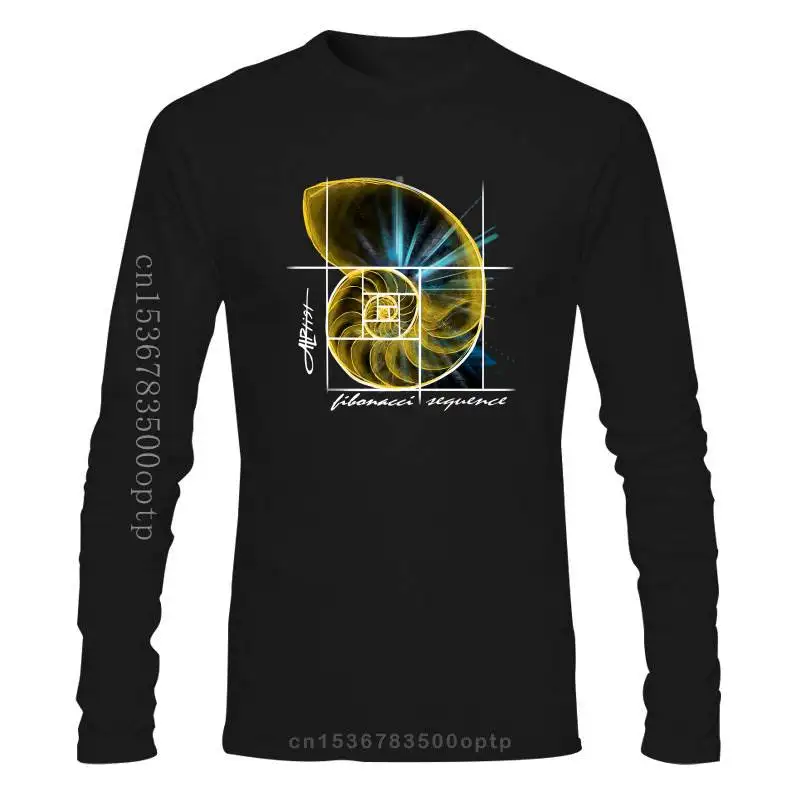 

New Men tshirt Fibonacci Sequence Unisex T Shirt women T-Shirt tees top