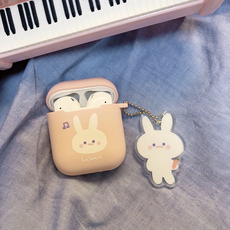 STARRY FOREST X LA WEST Мягкий чехол из ТПУ для Airpods 1/2/PRO с кольцом ключей девочек и пар|Сумки