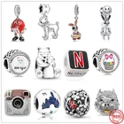 Бусина-Шарм кролик серебряная, 925 пробы