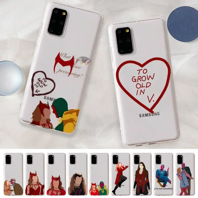 

Popular TV Series WandaVision Phone Case For Samsung A 10 20 30 50s 70 51 52 71 4g 12 31 21 31 S 20 21 plus Ultra
