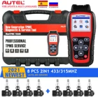 Autel TPMS TS508 сканер с 8 шт. комплект датчиков, MX-Sensor 433 МГц315HHZ шины Профессиональный TPMS инструмент сенсорный сервис