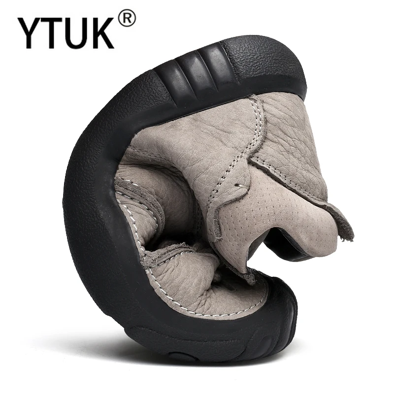 Новинка 2020 Мужская походная обувь YTUK нескользящая из натуральной кожи со