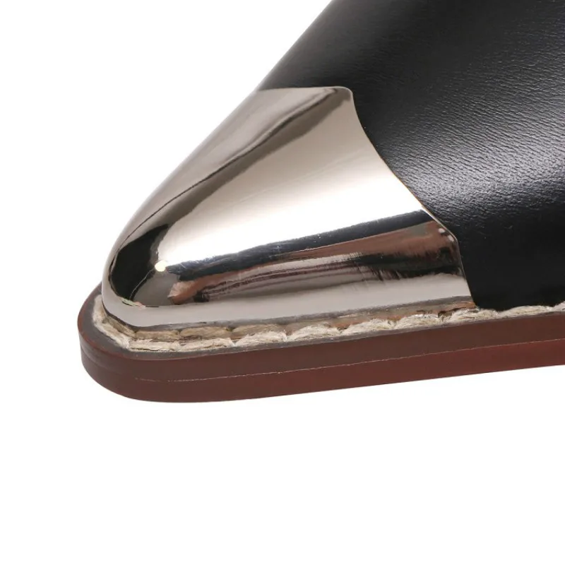 Новинка Осень/Зима Ботинки на каблуке особой формы модные ботинки черные белые