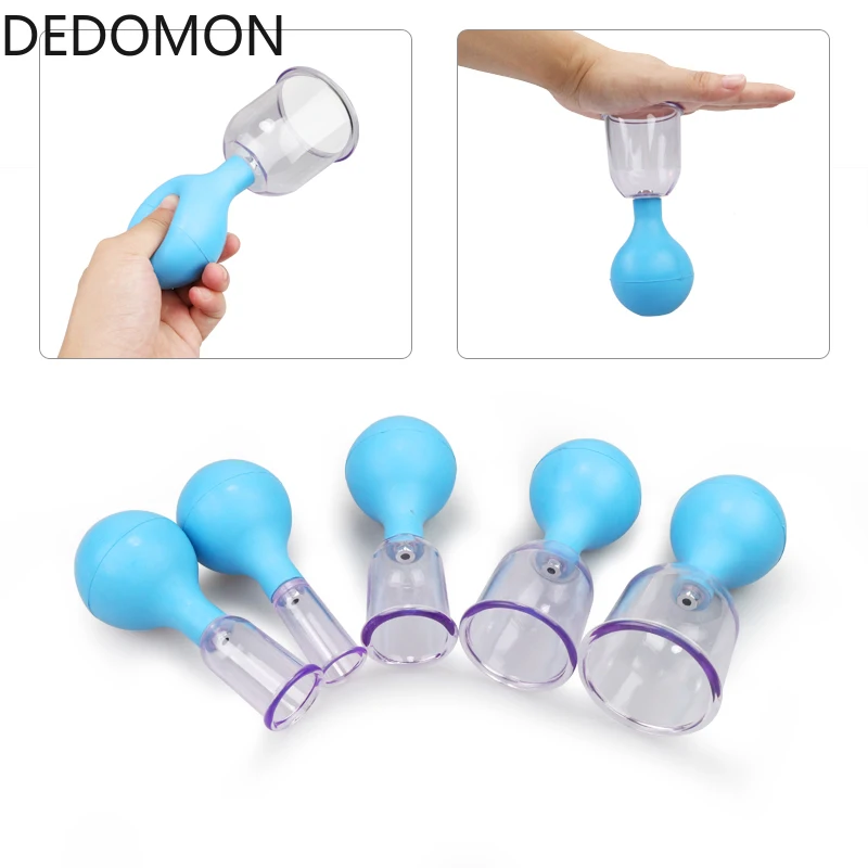 Синий резиновый вакуумных банок для массажа ПК присоска вакуумное средство