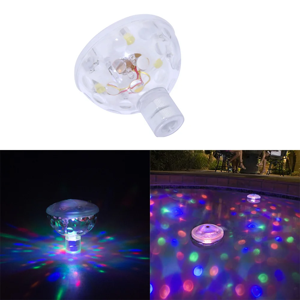 Водонепроницаемый плавающий бассейн подводный светильник для дискотеки спа