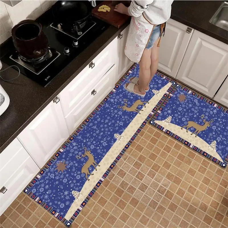 

Modern Kitchen Mat Cartoon Animals Home Doormat Carpet Anti-Slip Absorbent Bath Rug Bedroom Living Room Entrance Door Mats Decor