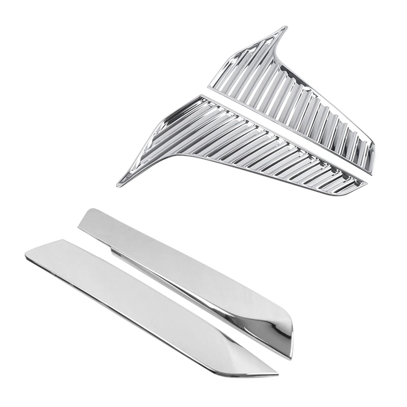 

Задний задний спойлер, окно, боковое трехугловое украшение с серебряным передним бампером, противотумансветильник фара, украшение рамы