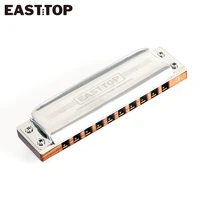 easttop pro40 10 hole gris gris modern rock blues modern progressive tuning with wood comb harmonica musical instruments