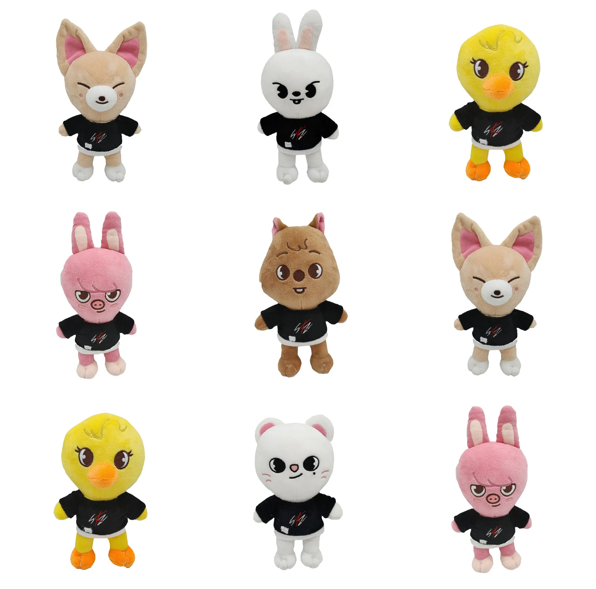 

Kpop Stray Kids Skzoo Plush Doll Felix BangChan Hyunjin Toys Doll