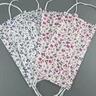 Маска одноразовая трехслойная Пылезащитная, для взрослых, с цветочным принтом, 50100 шт.