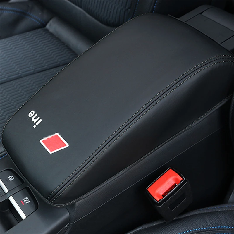 Для Audi A3 автомобильный Стайлинг подлокотник коробка для хранения кожаный чехол коврик для отдыха аксессуары для интерьера