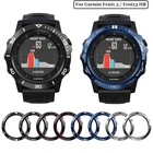 Для Garmin Fenix 3  Fenix3 HR ободок для часов кольцо клейкая крышка чехол из нержавеющей стали аксессуары для фоторамки