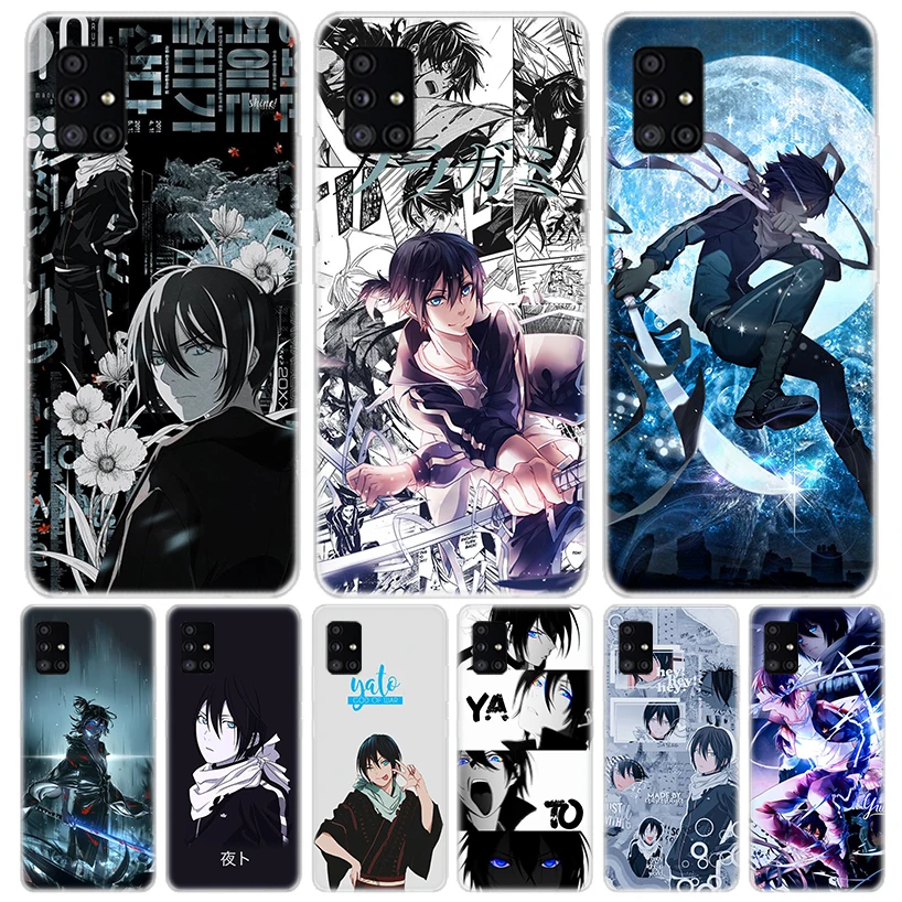 Аниме Чехол Noragami Yato для Samsung Galaxy A51 A50 A71 A70 чехол телефона A40 A41 A30 A31 A20E A21S A10 A11 A01 5G A6 A8