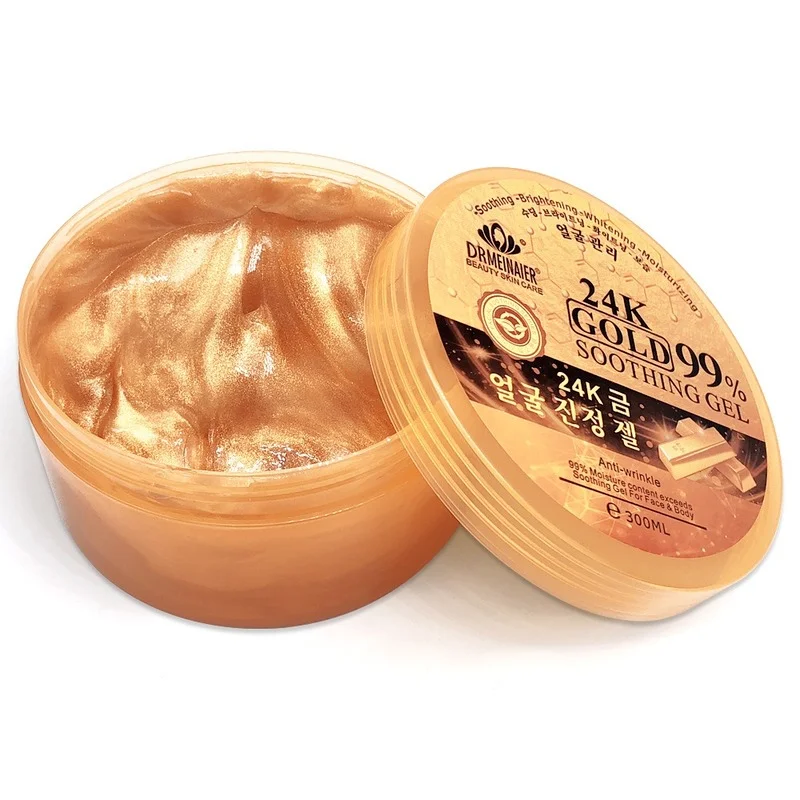 

Moisturizing and Anti-wrinkle 24k Gold Soothing Facial and Body Gel