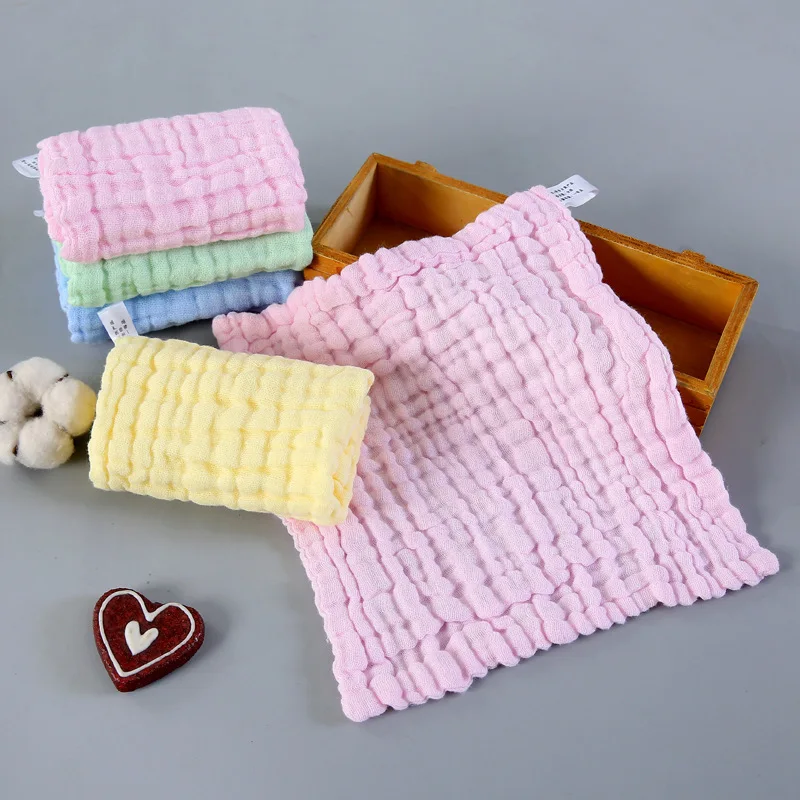 

Baby Towel Cotton 6 layers Gauze Newborn Infant Face Towel Hand Bathing Bibs Handkerchief Children Baby Towel 30*30cm
