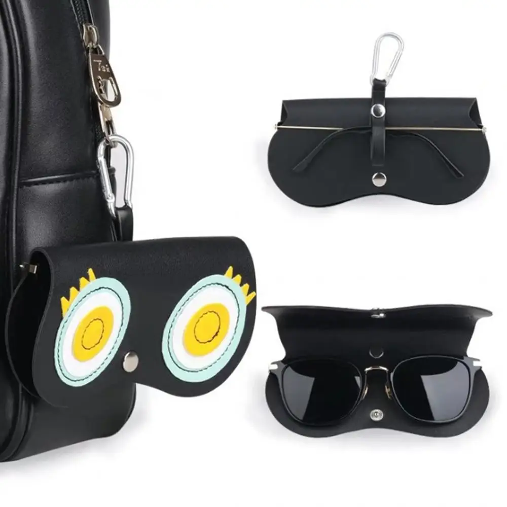 Children Cute Hard Eyeglasses Case Kids Sunglasses Box Hand Pouch for Protector Glasses Box Holder pineapple puppys print