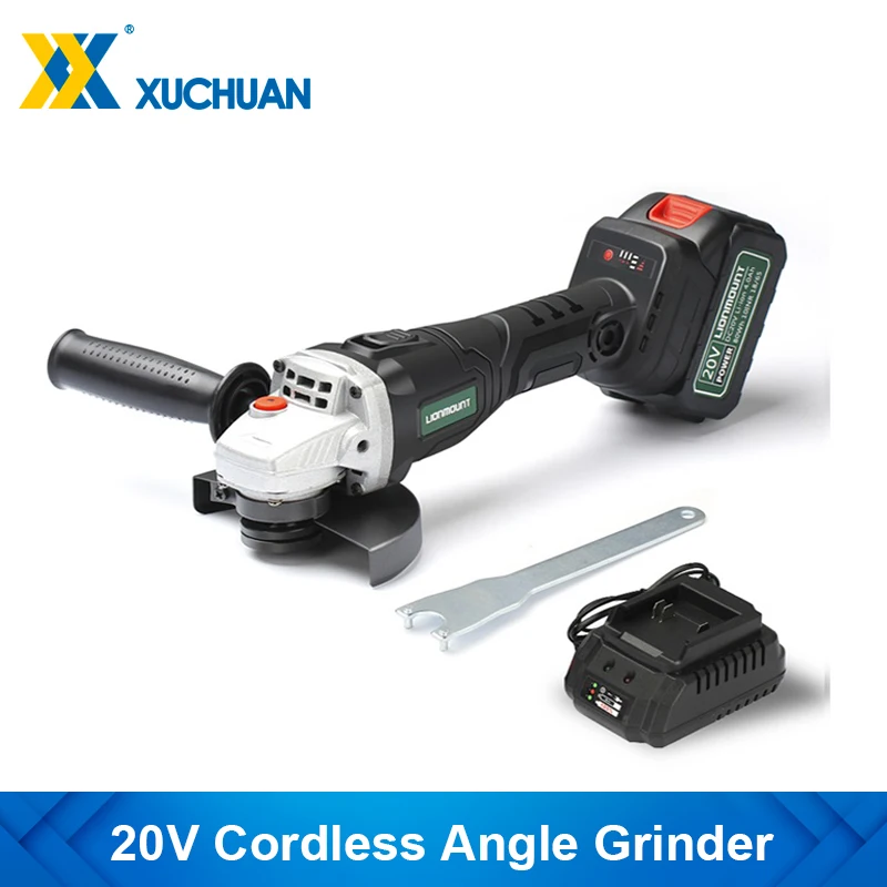 

Cordless Angle Grinder 20V Lithium-Ion Grinding Machine for Wood Metal Grinding Brushless Electric Angle Grinder Power Tool