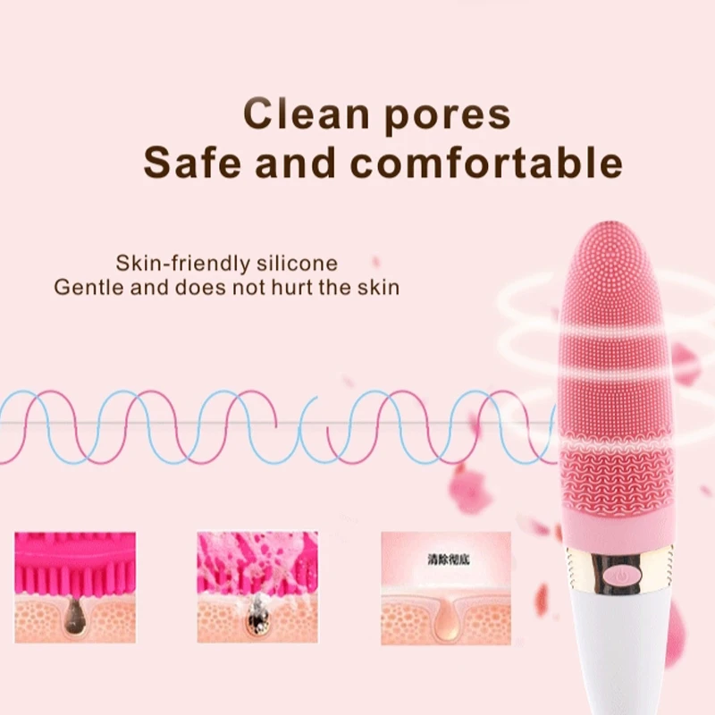 Электрическая силиконовая щетка для ванны с длинной ручкой водонепроницаемая