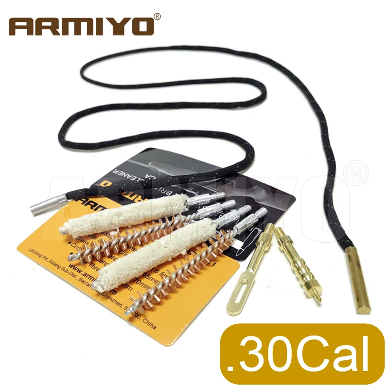 Armiyo .30Cal 7 62 мм 6 шт./компл. набор кистей для ствола пистолета хлопковая латунная