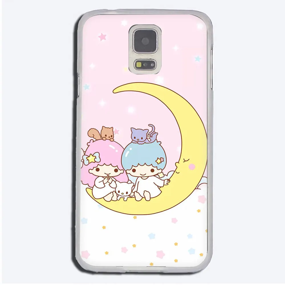 H1 EWAU с рисунками из мультфильма «My Melody» маленький Две звезды жесткий чехол для телефона с рисунком в виде обложка чехол для Samsung Galaxy S6 7 Edge S8 9 10 Plus, Note 8, 9, 10, M10 20 30 40 - Цвет: H1