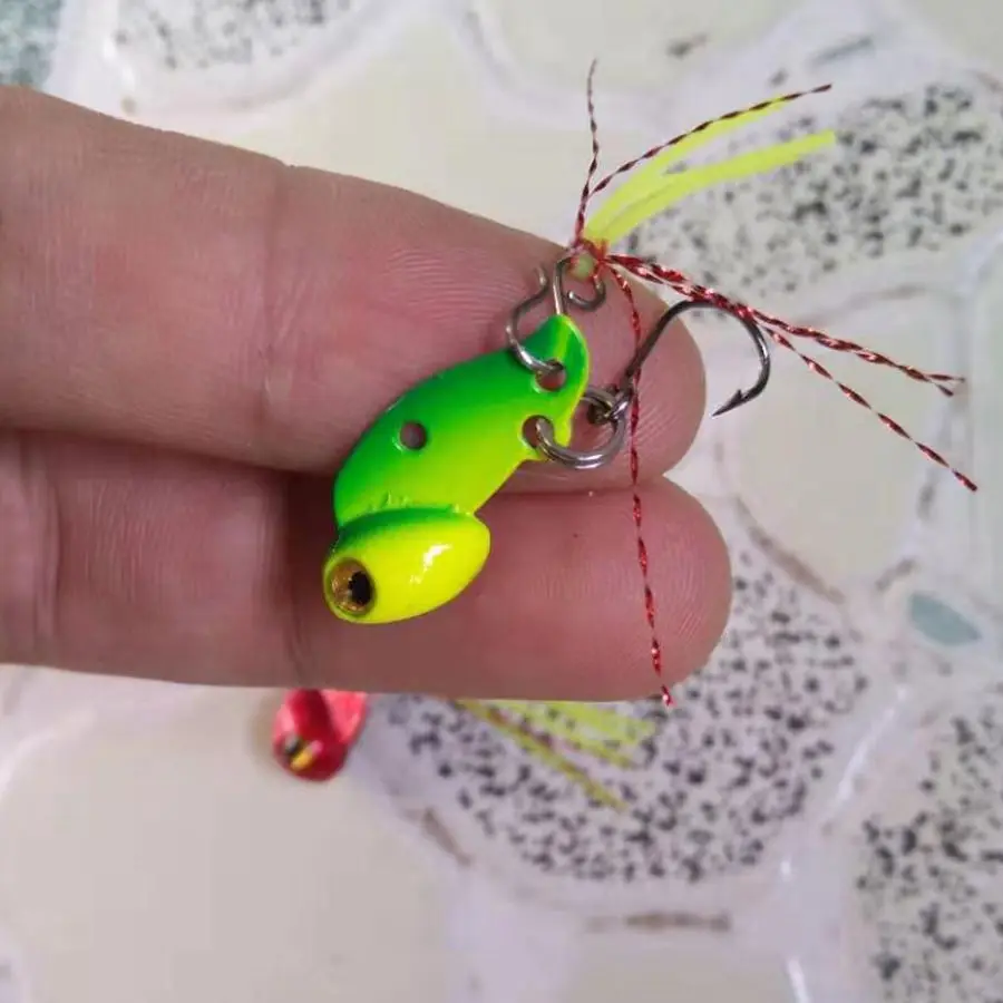 Mini metal fish bait 3g VIB Lure fishing tackle Vibrations Spoon Fishing Bass artificial cicada lure 1pcs | Спорт и развлечения