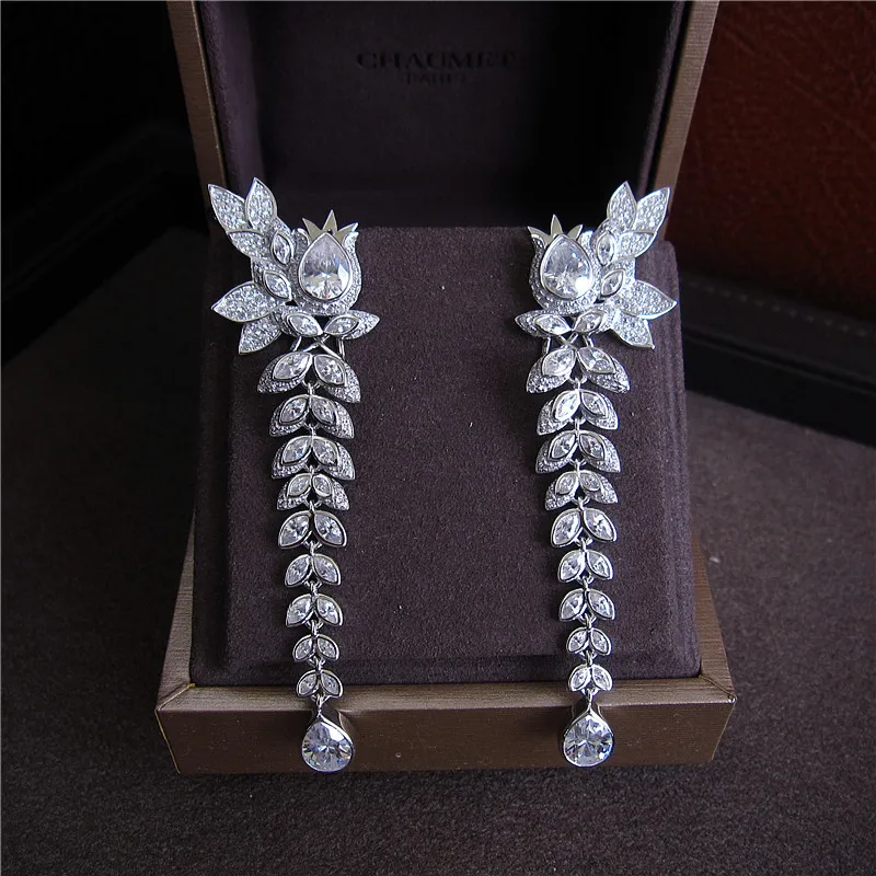 Серьги-каффы YoGe E3697S с белым фианитом | Украшения и аксессуары