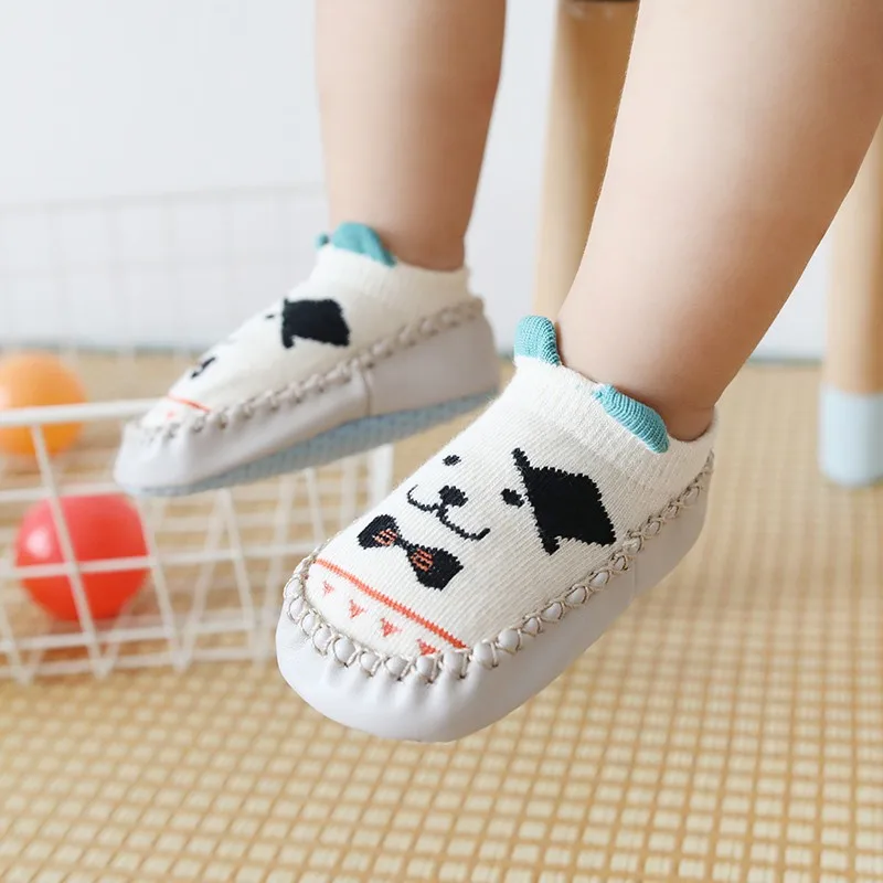 Baby Socks With Rubber Soles Infant Newborn Baby Girls Boys Autumn Winter Children Floor Socks Shoes Anti Slip Soft Sole Sock