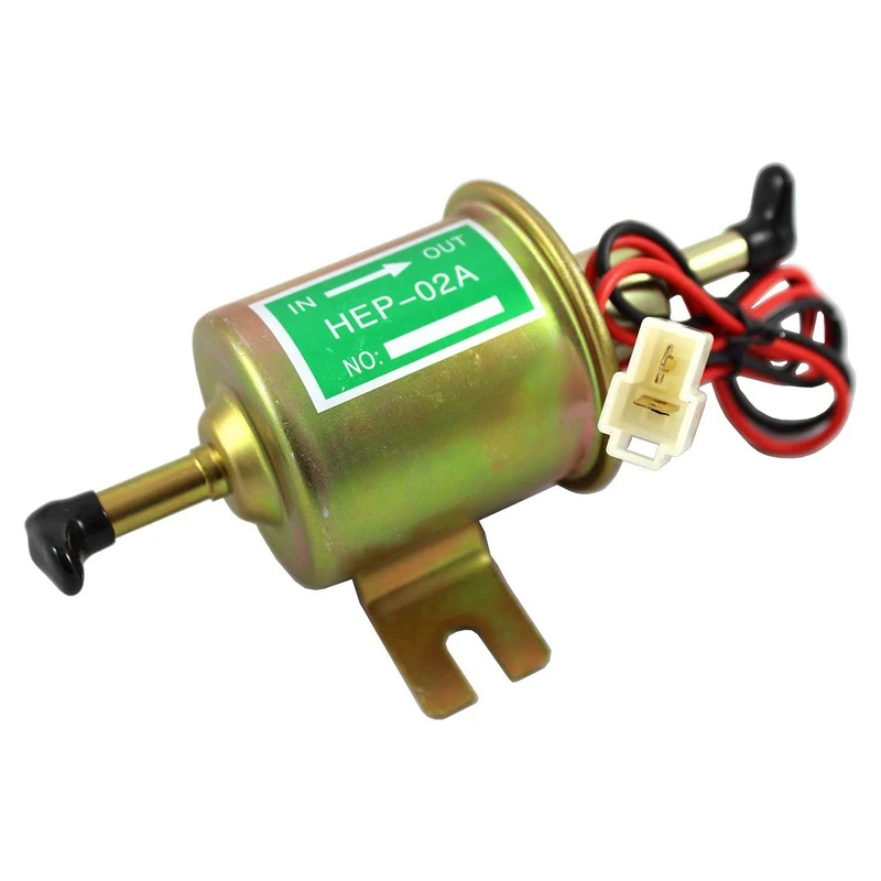 Universal 12V Fuel Pump HEP-02A Electric Gas Low Pressure Crude Oil | Pumps