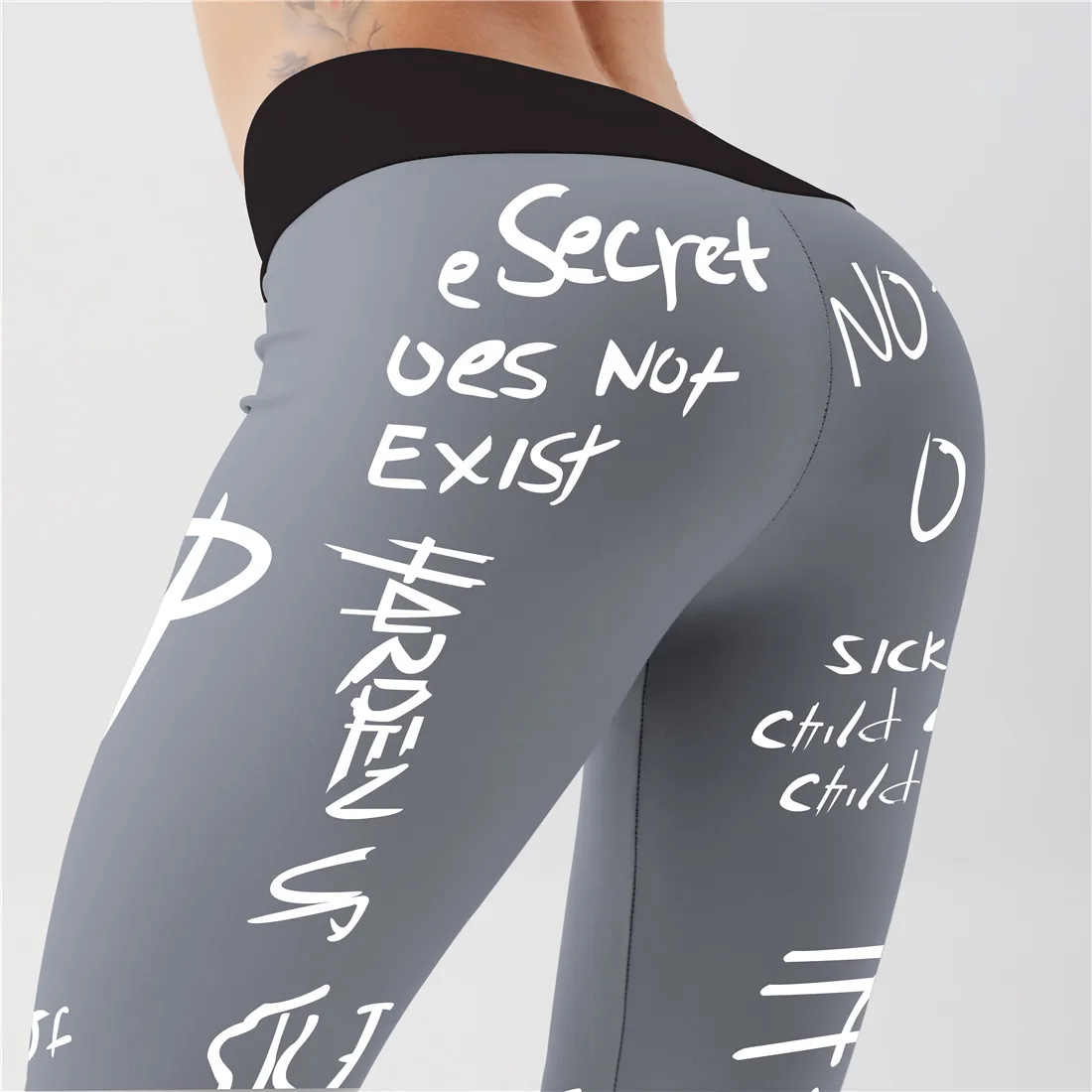 High Waist Women Digital Printed Fitness Leggings Push Up Sport GYM Leggings 