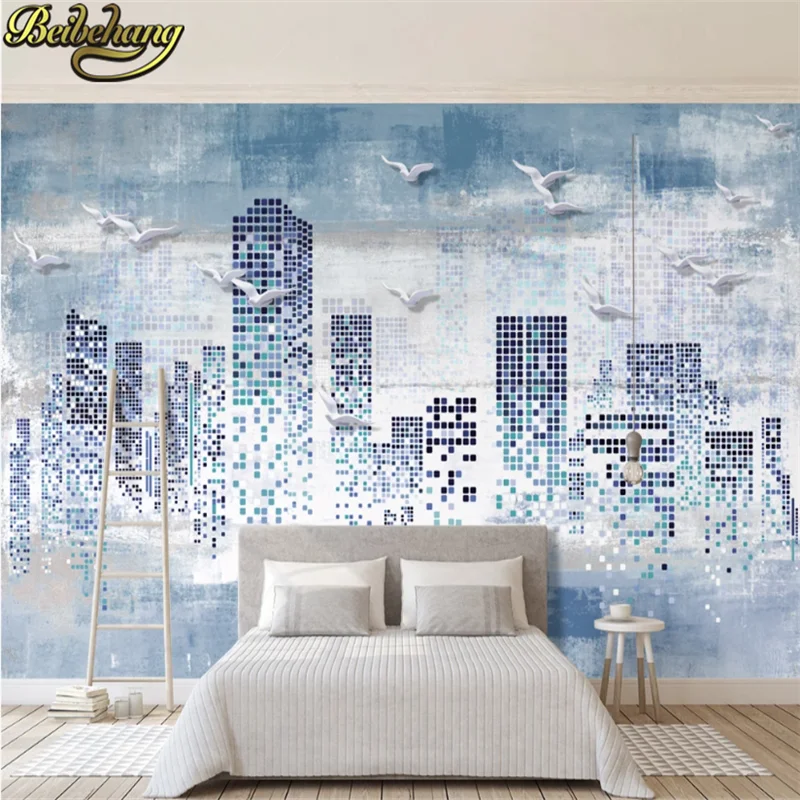 Фотообои из Нью Йорка 3D обои для гостиной спальни|backdrop wallpaper|fashion wallpaperwallpaper fashion |