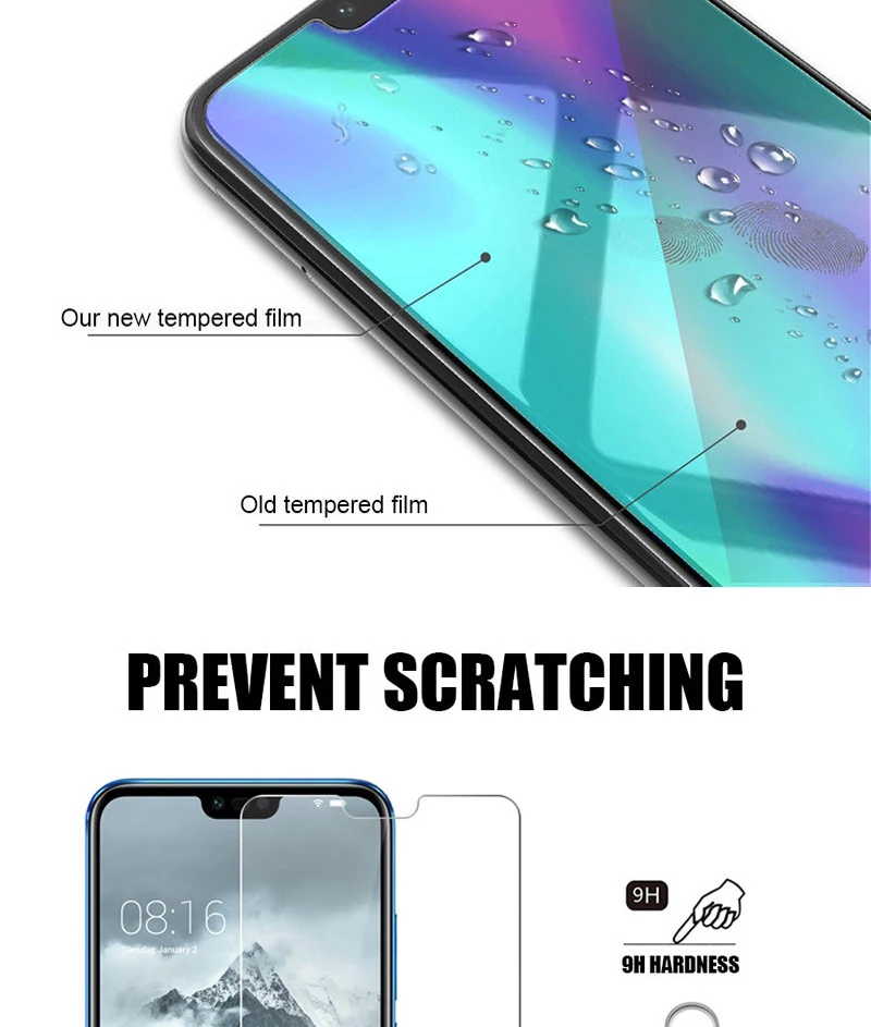 Закаленное стекло для huawei Honor 10 9 Lite 8x 20i 10i Защитное стекло для экрана Honor 10 20, 8C, 8a, 7a, 7c, 9x, Pro, стекло
