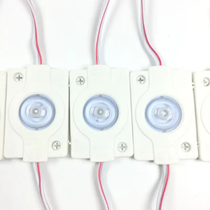 1000 шт./лот светодиодный модуль с объективом для осветительной коробки DC12V Угол