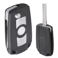 black 3 buttons refit key remote car key fob shell case no chip uncut car flip key for bmw e81 e46 e39 e63 e38 e83 e53 e36 e85