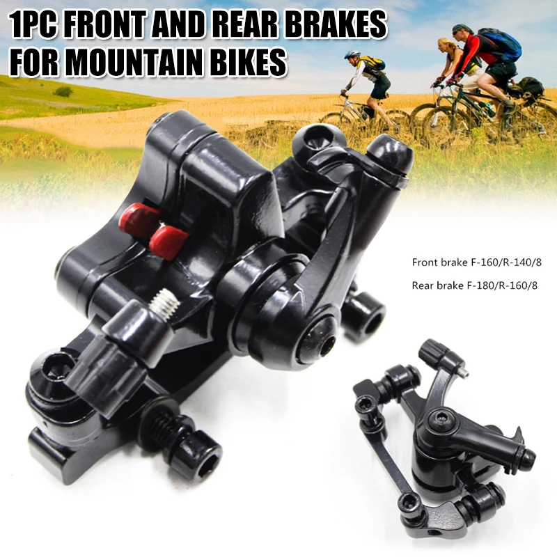

Bicycle BB8 Disc Brake Aluminum Alloy F180 R160 Mountain Road Caliper Disc Brake Stainsless Steel