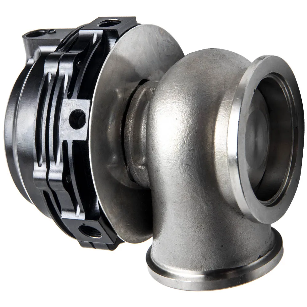 44 мм наружный охлаждаемый V-образный фланец Turbo Wastegate + опорное кольцо черная