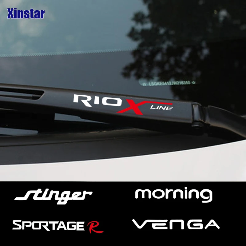 4 шт. наклейки на автомобильные стеклоочистители для kia rio x-line sportage R Stinger Venga ceed sorento