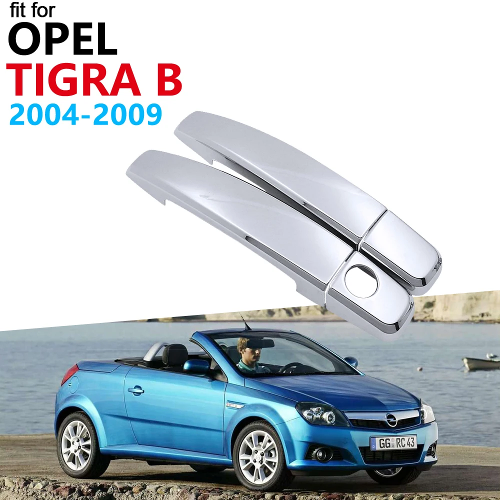 Роскошный хромированный Внешний Набор для отделки ручки Opel Tigra B 2004 ~ 2009 2008 Vauxhall