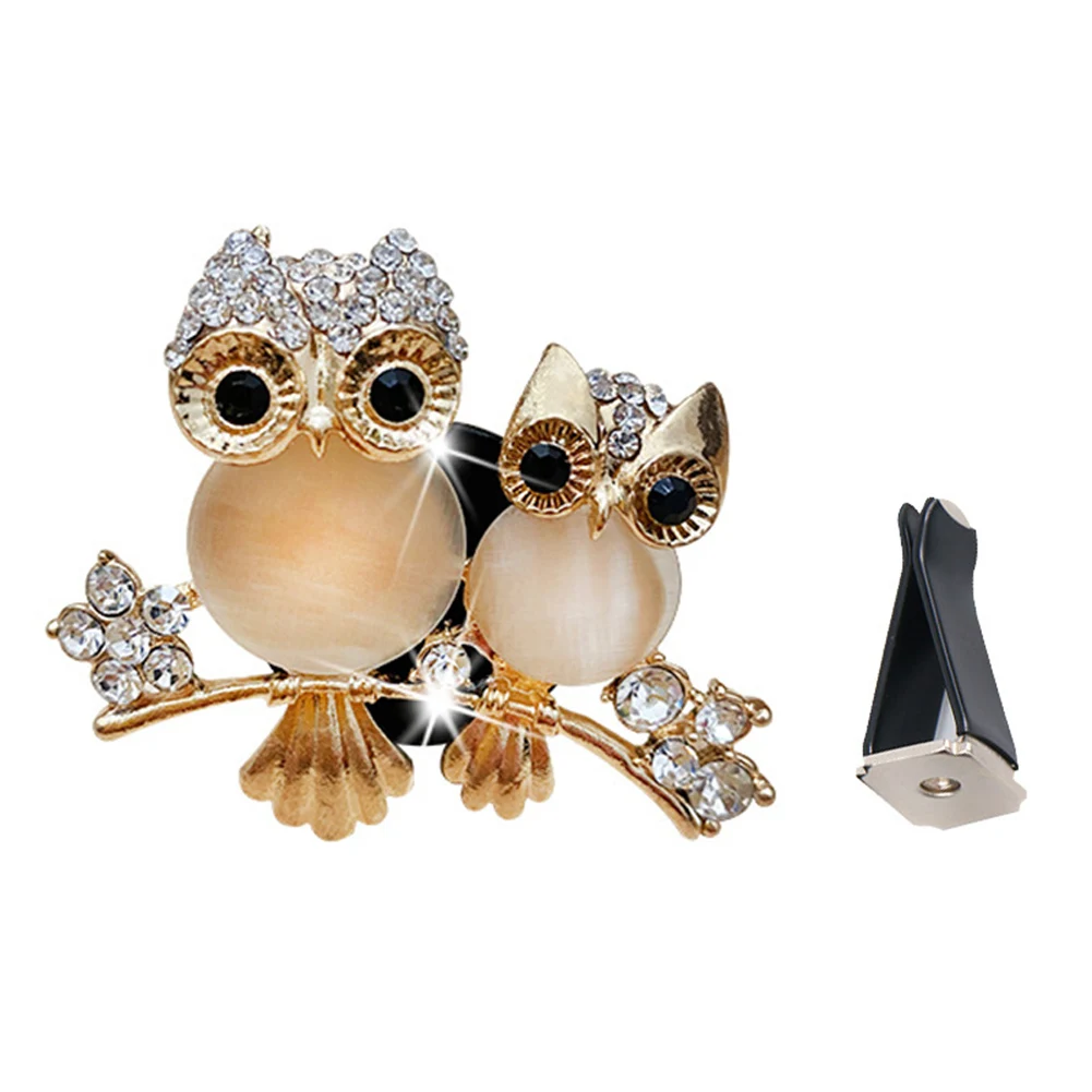 

Освежитель воздуха для автомобиля, ароматизатор с зеленым чаем, с рисунком совы, на решетку вентиляционного отверстия, Стайлинг автомобиля,...