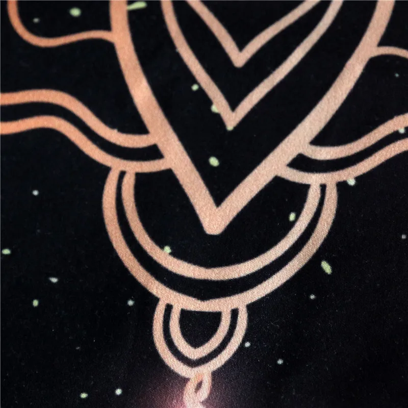 3d черного цвета в стиле Ловец снов Глаз постельное белье Мандала Постельное