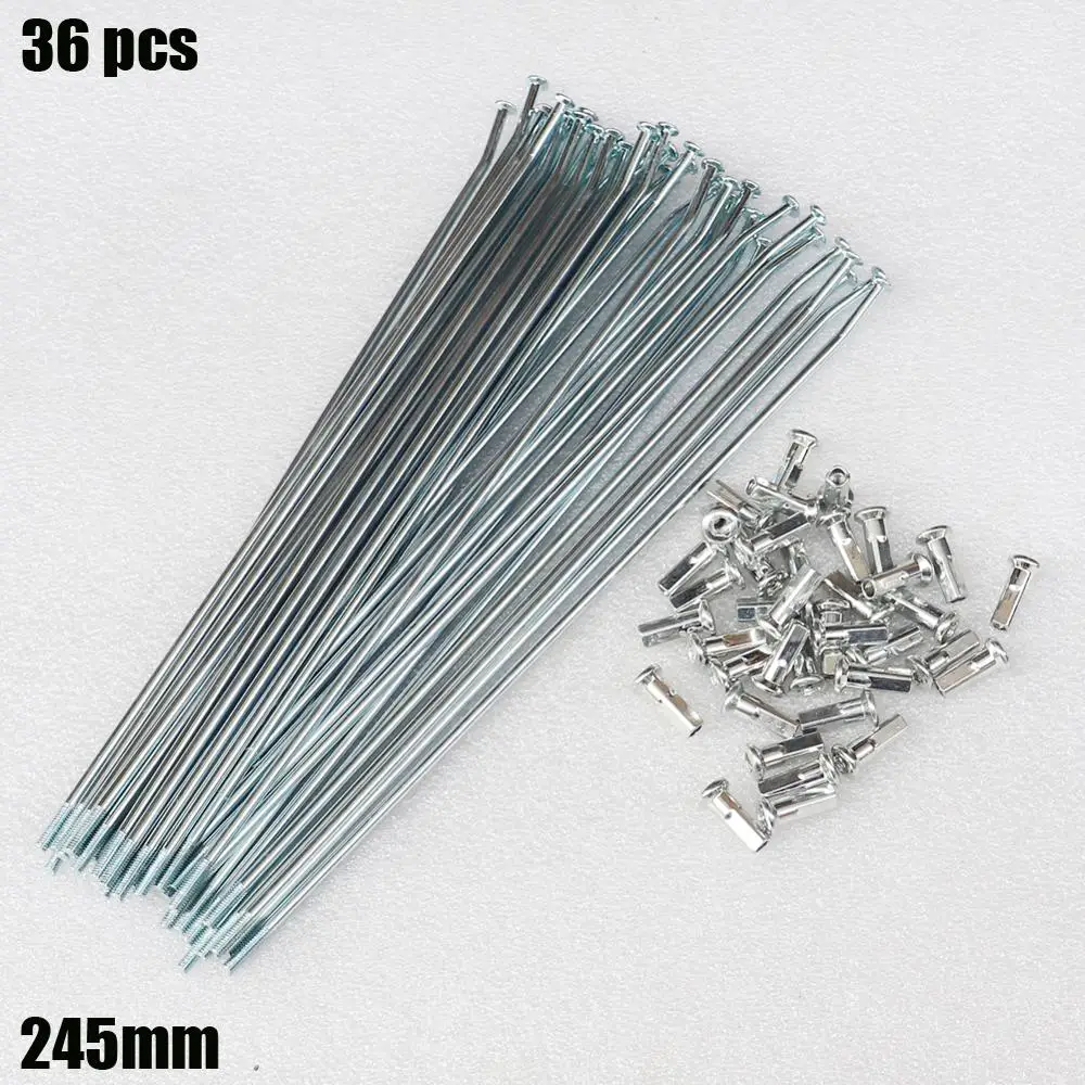 36 шт/партия 200 245mm 8G спицы 3 5 мм ширина изгиб для электрического велосипеда