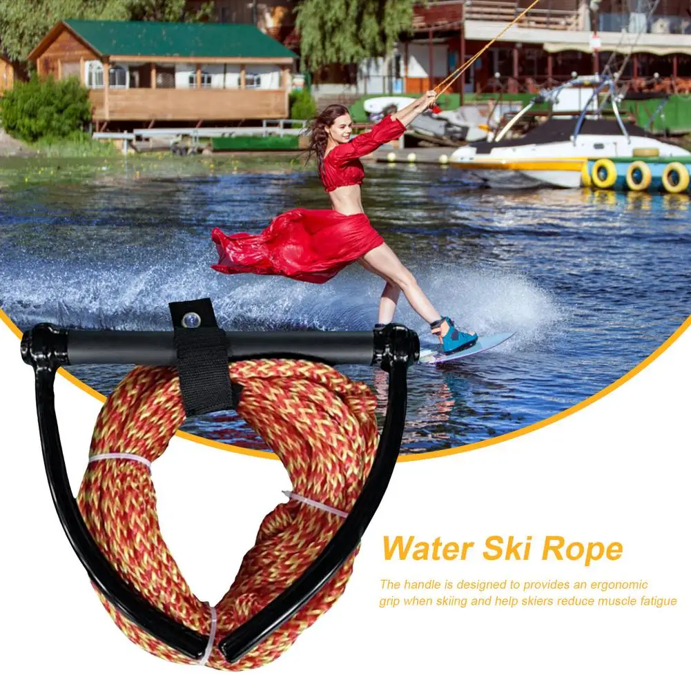 

1Pcs 23m Water Ski Rope Safety Surfing Tow Line Leash Cord With EVA Handle Grip For Wakeboard Kneeboard Surfing Water Ski Rope