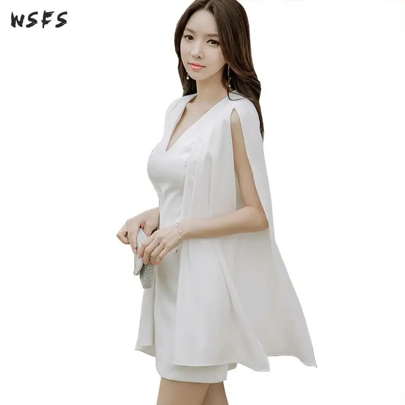 Летние белые платья для женщин с V образным вырезом без рукавов шифоновое женское